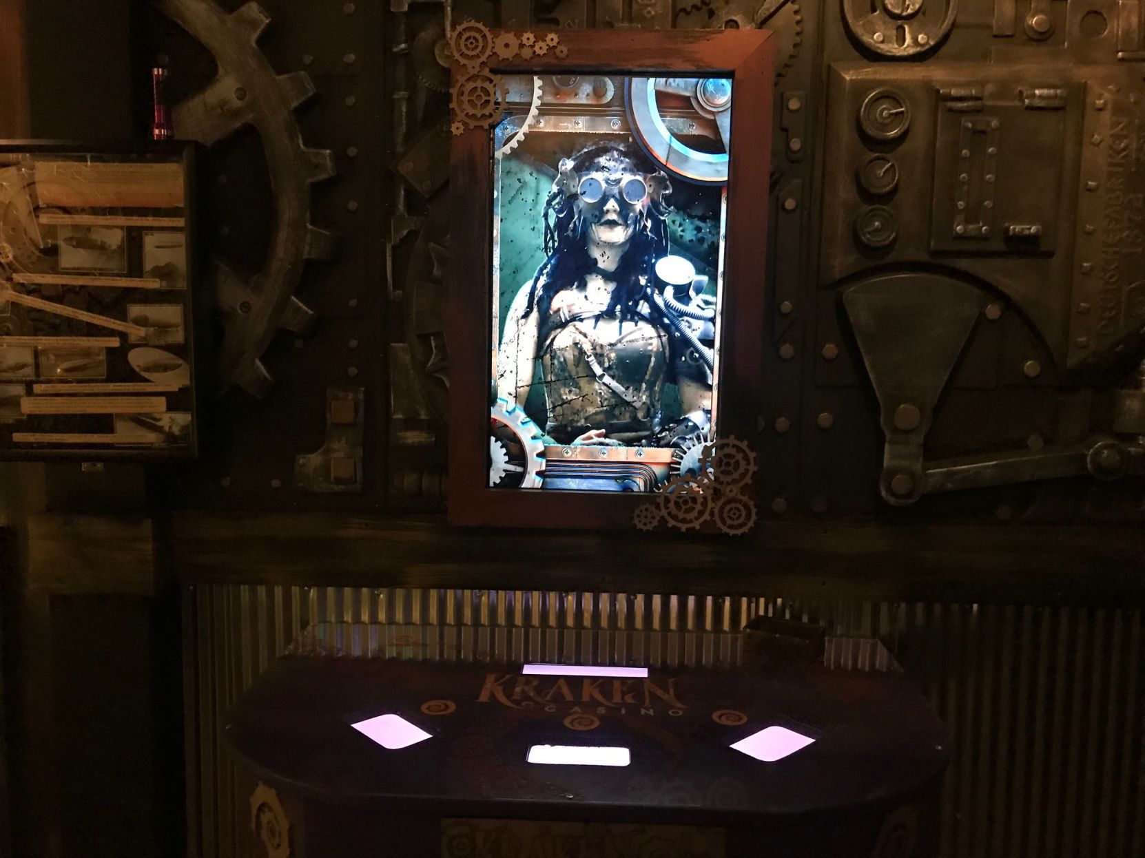 Inside one escape room at Napa's Grape Escape. The business is now open in the Riverpark Shopping Center.